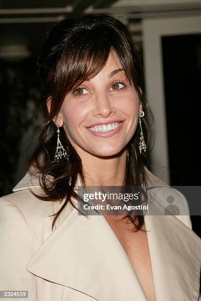 Actress Gina Gershon at the "About Schmidt" Pre-Premiere party at Carlton Beach during the 55th Cannes Film Festival in Cannes, France. May 21, 2002....