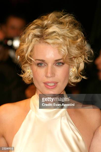 Rebecca Romijn-Stamos arriving at the "Femme Fatale" screening during the 55th Cannes Film Festival in Cannes, France. May 25 2002. Photo: Evan...