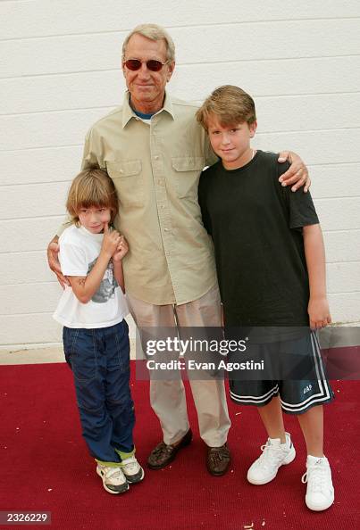 Actor Roy Scheider with daughter Molly and son Christian arriving at ...