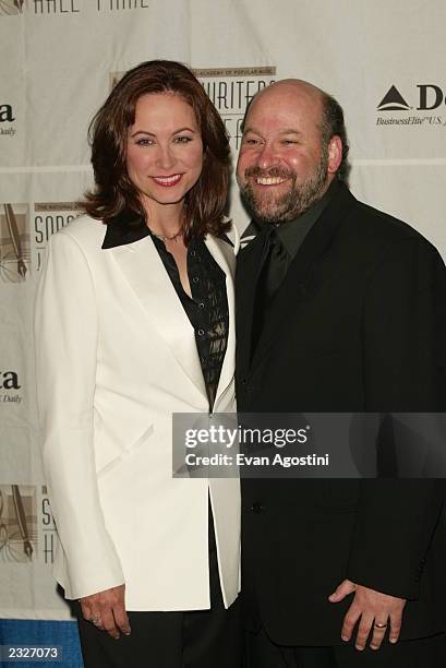 Linda Eder with husband Frank Wildhorn at the 33rd Annual Songwriters Hall Of Fame Awards induction ceremony at The Sheraton New York Hotel in New...