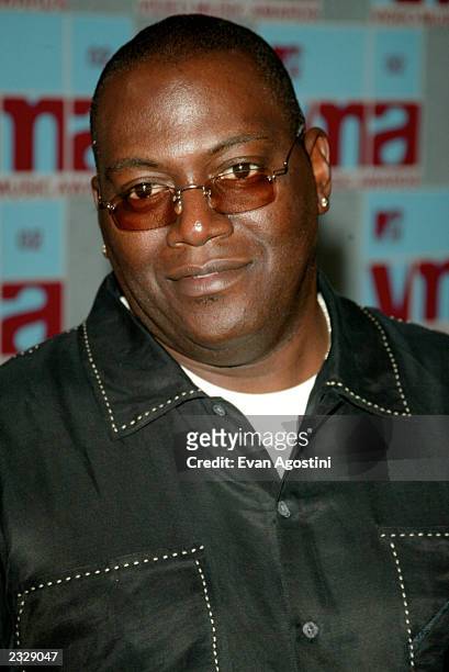 Randy Jackson arrives at the 2002 MTV Video Music Awards at Radio City Music Hall in New York City. August 29, 2002. Photo by Evan...