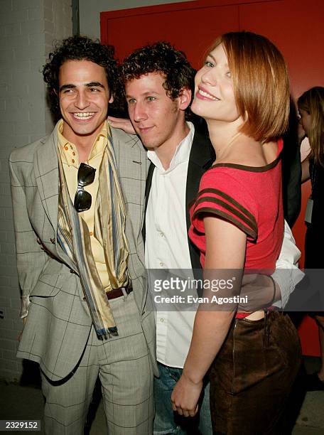 Designer Zac Posen, Ben Lee and Claire Danes arriving at the "Igby Goes Down" premiere after-party at Splashlight Studios in New York City. September...
