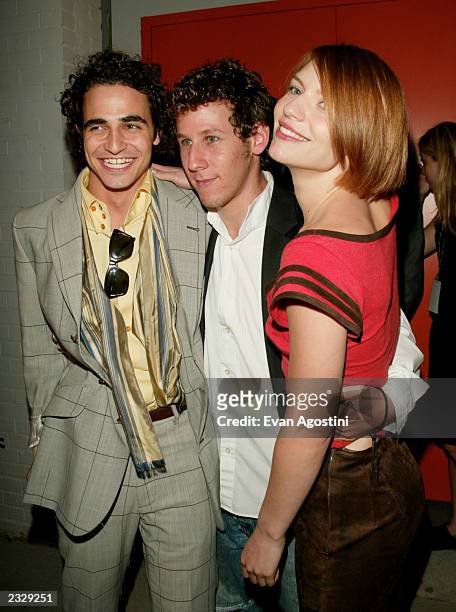 Designer Zac Posen, Ben Lee and Claire Danes arriving at the "Igby Goes Down" premiere after-party at Splashlight Studios in New York City. September...