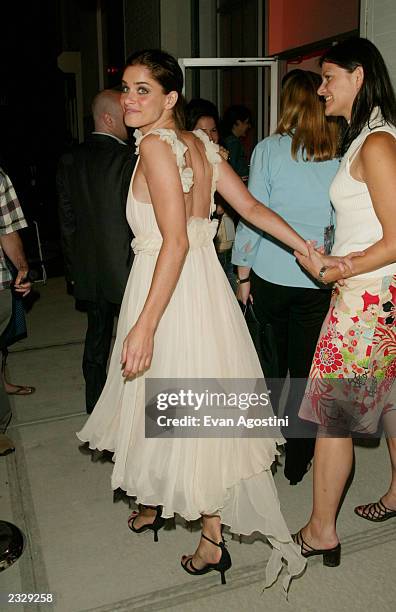 Actress Amanda Peet arriving at the "Igby Goes Down" premiere after-party at Splashlight Studios in New York City. September 4, 2002. Photo by Evan...