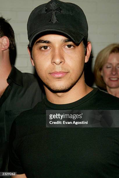 Wilmer Valderrama arriving at the "Igby Goes Down" premiere after-party at Splashlight Studios in New York City. September 4, 2002. Photo by Evan...