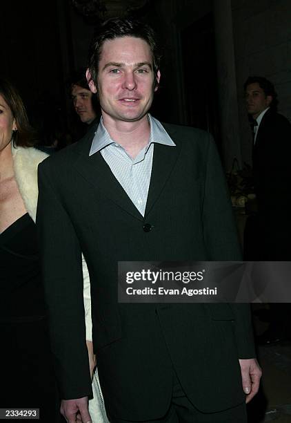 Actor Henry Thomas arriving at the "Gangs Of New York" world premiere after-party at the New York Public Library, New York City. December 9, 2002....