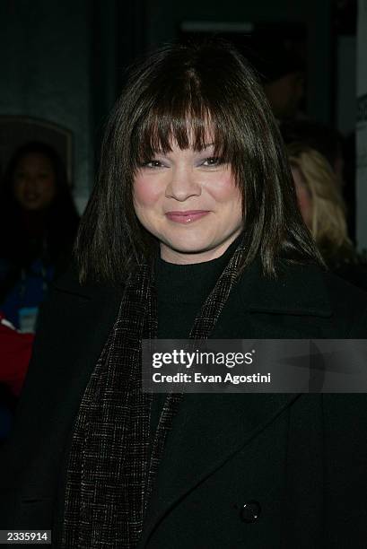 Actress Valerie Bertinelli arriving at the Project Greenlight winners announcement party at the 2003 Sundance Film Festival in Park City, Utah....