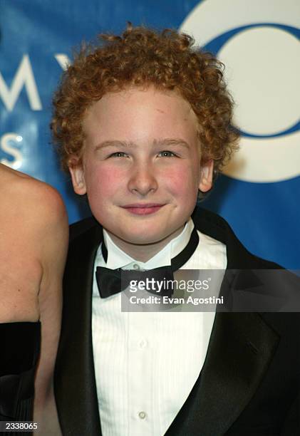 Art Garfunkel's son Paul arrives at the 45th Annual Grammy Awards at Madison Square Garden on February 23, 2003 in New York City.