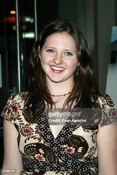 Actress Jessica Campbell attends the premiere of "The Safety Of Objects" at Regal's Union Square Theater March 4, 2003 in New York City.