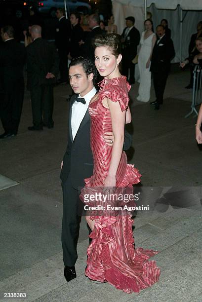 Fashion Designer Zach Posen and actress Eva Amurri arrive at the Metropolitan Museum of Art Costume Institute Benefit Gala sponsored by Gucci April...