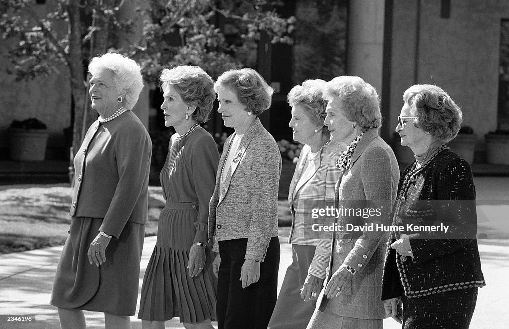 First Ladies Attend Reagan Library Dedication