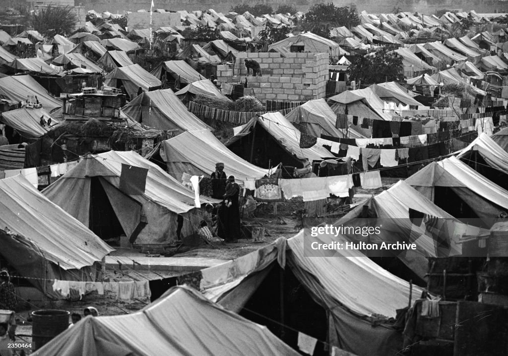 UNRWA Camp For Palestinian Refugees