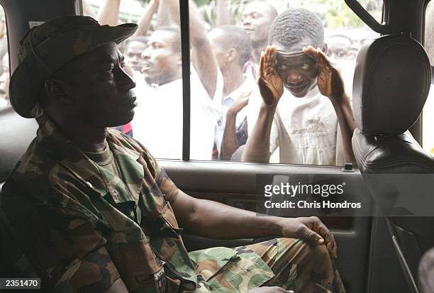 nigerian peacekeeping vanguard visits monrovia - monrovia liberia stock pictures, royalty-free photos & images