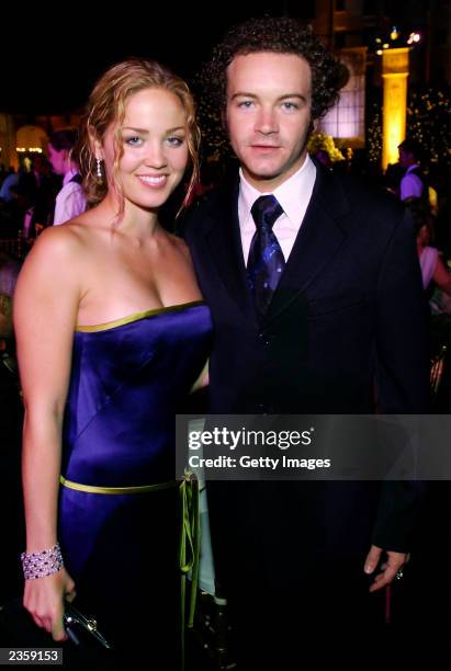 Actors Erika Christensen and Danny Masterson attend the Church of Scientology Celebrity Centre's 34th Annual Anniversary Gala at the Church of...