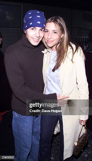 Stuart Zender and Mel Blatt at the 'Blow' UK film Premiere. May 22,2001. Photo by Dave Hogan/mp/Getty Images