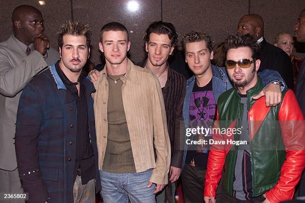 Nsync Mj 45 Michael Jackson 30th Anniversary Celebration Nsync Stock Photos ...