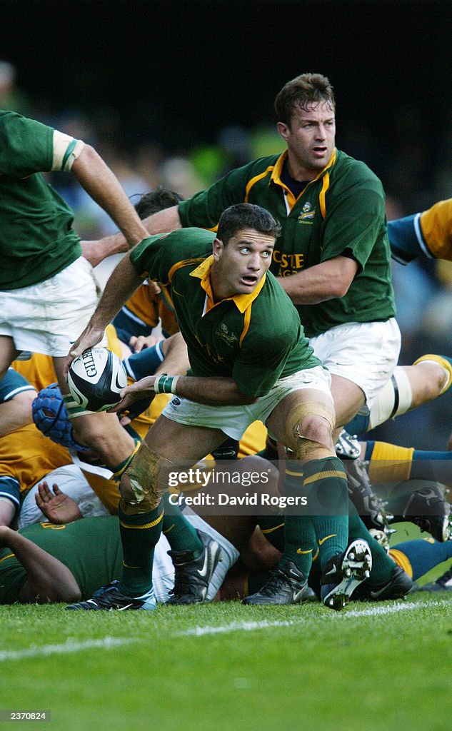 Joost Van Der Westhuizen of South Africa