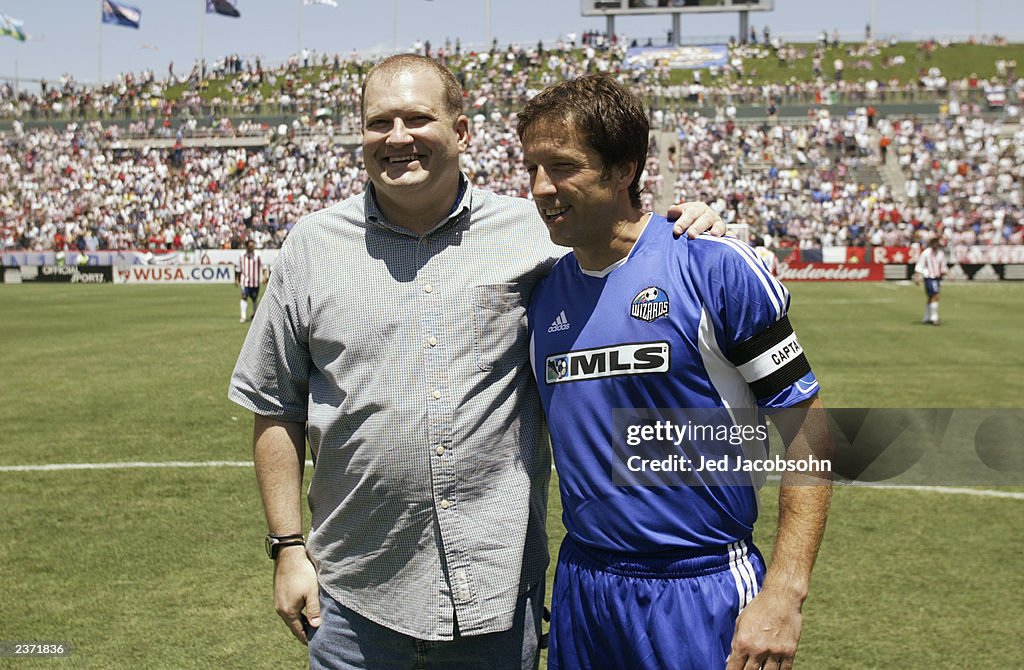 Preki and Drew Carey
