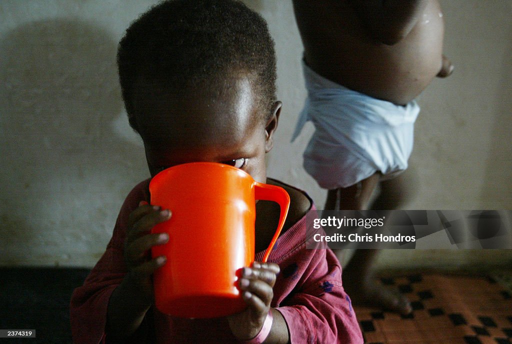 Feeding center in Liberia