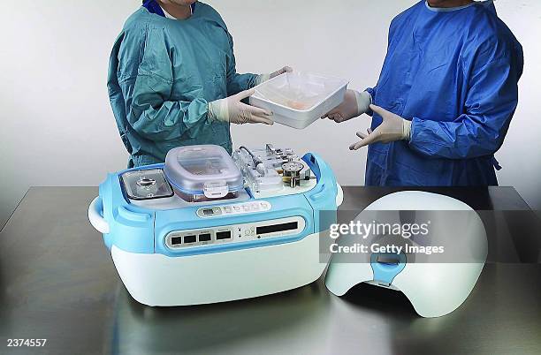 The LifePort Kidney Transporter, an automated device to assess and transport kidneys for transplantation, is shown in this undated handout photo. The...