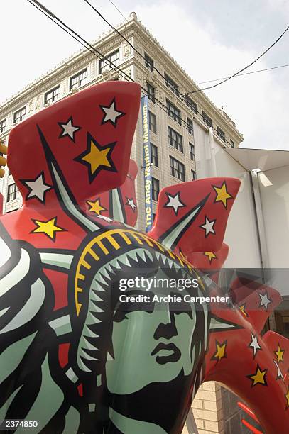 Exterior view is seen of the Andy Warhol Museum in Pittsburgh on August 6, 2003 Pittsburgh, Pennsylvania. The Andy Warhol Museum in Pittsburgh is...