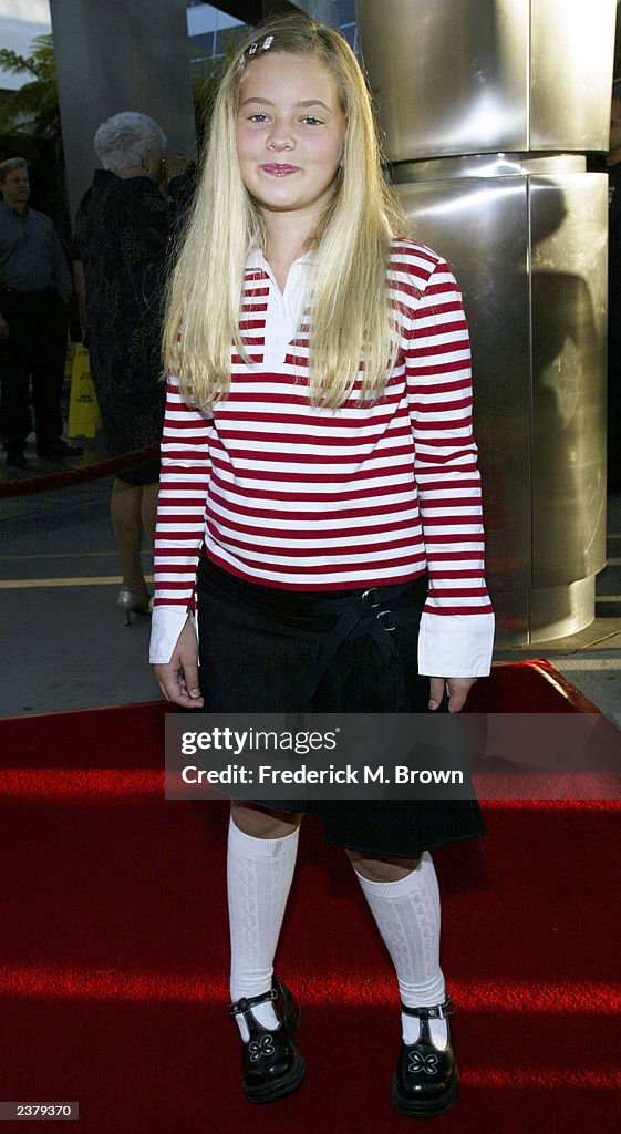 Actress Madylin Sweeten attends the Los Angeles film premiere of