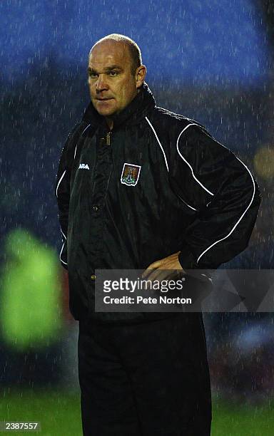 Northampton Town assistant manager Richard Hill during the Pre-Season Friendly match between Northampton Town and Watford held on July 30, 2003 at...