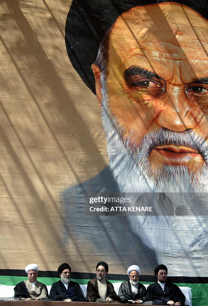 (From L to R) Iran's former president Al