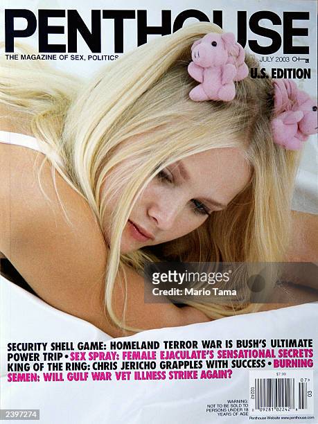 The July 2003 and possibly final issue of Penthouse Magazine is seen August 13, 2003 in New York City. Penthouse Magazine is rumored to be folding...
