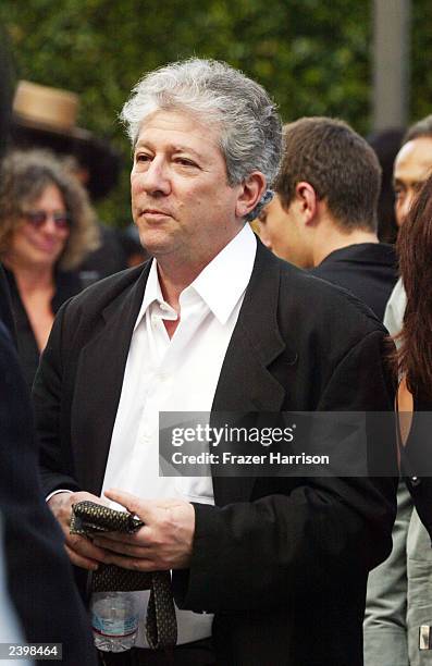 Peter Riegert Recent Actor Peter Riegert leaves the memorial service at Saint Monica's ...