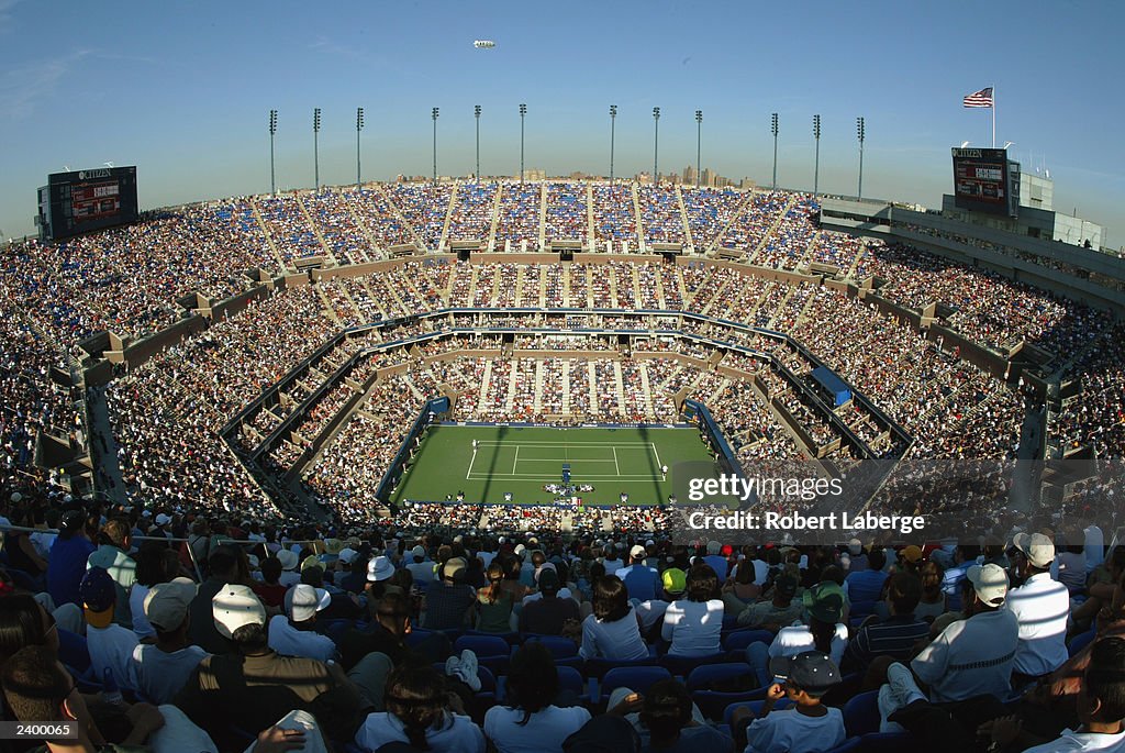 General view of Arthur Ashe Stadium 