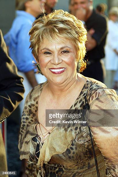 Actress Lupe Ontiveros at the premiere of "Passionada" at the Cinerama Dome on August 14, 2003 in Los Angeles, California.