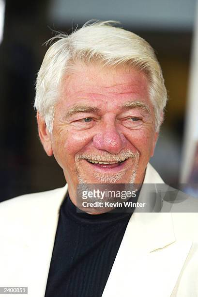 Seymour Cassell attends the premiere of "Passionada" at the Cinerama Dome on August 14, 2003 in Los Angeles, California.