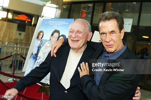 Producer David Bakalar and director Dan Ireland arrive at the premiere of "Passionada" at the Cinerama Dome on August 14, 2003 in Los Angeles,...
