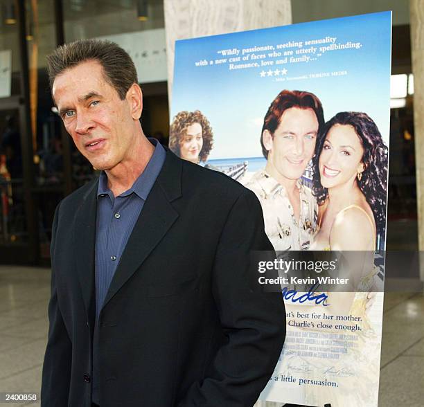 Director Dan Ireland arrives at the premiere of "Passionada" at the Cinerama Dome on August 14, 2003 in Los Angeles, California.