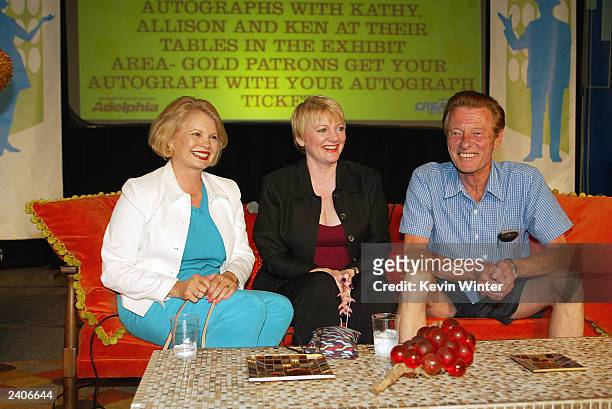 Actors Cathy Garver, Alison Arngrim and Ken Osmond appear at the First Official TV Land Convention at the Burbank Airport Hilton on August 17, 2003...