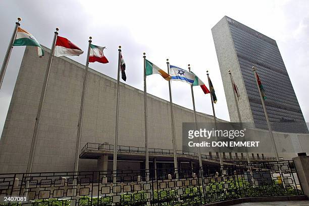 The United Nations headquarters in New York is shown in this photo taken 12 August 2003. AFP PHOTO DON EMMERT