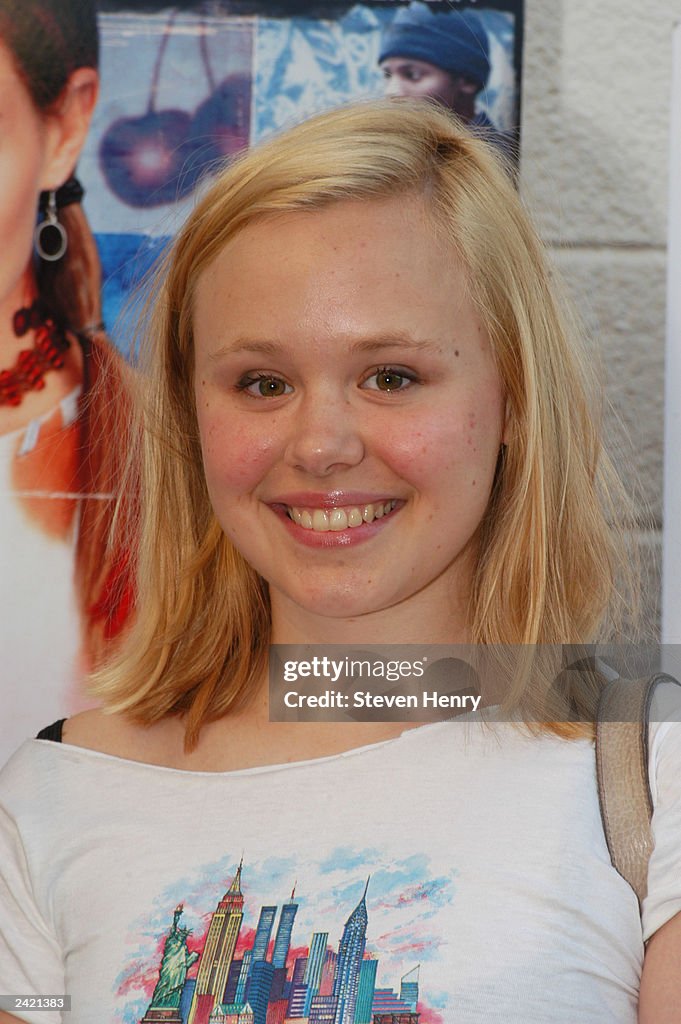 April Allison Allison Pill attends the premiere of