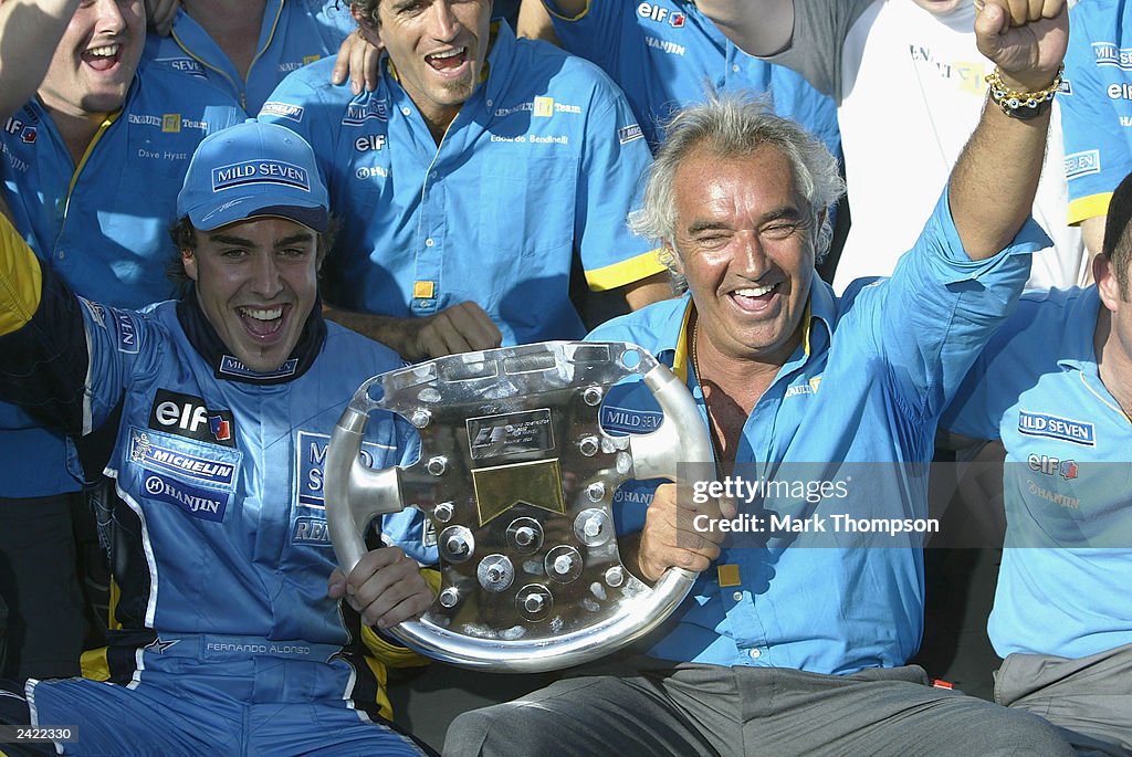 Fernando Alonso of Spain and Renault