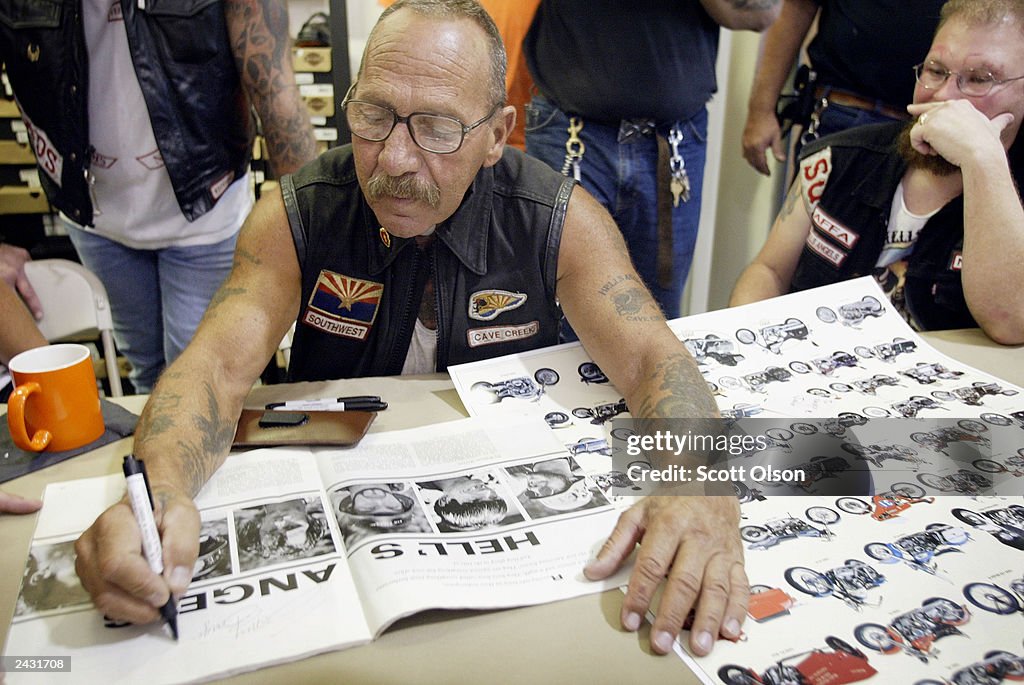 Sonny Barger, founder of the Oakland, California charter of the Hells ...