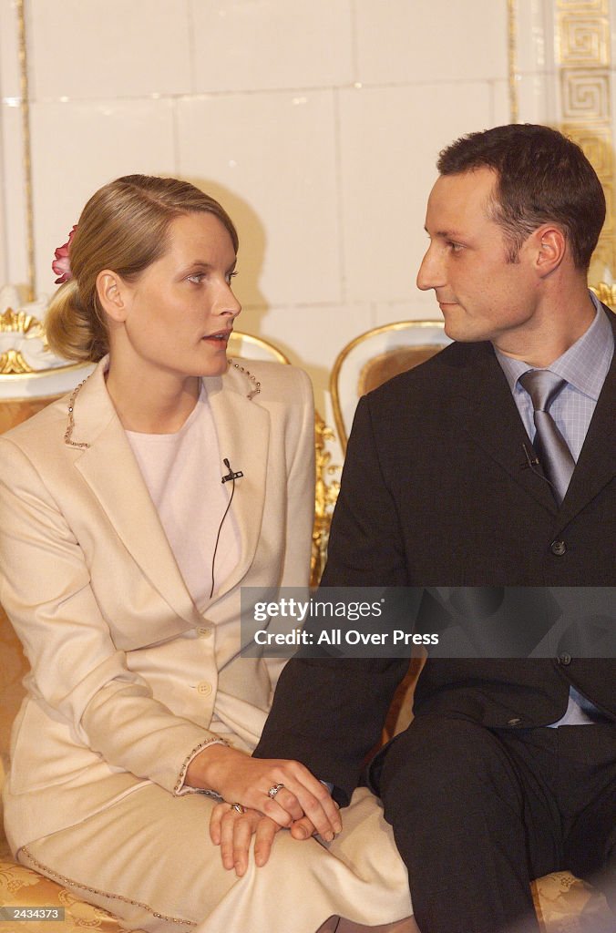 Mette-Marit Tjessem and HRH Crown Prince Haakon Magnus To Be Married August 25, 2001