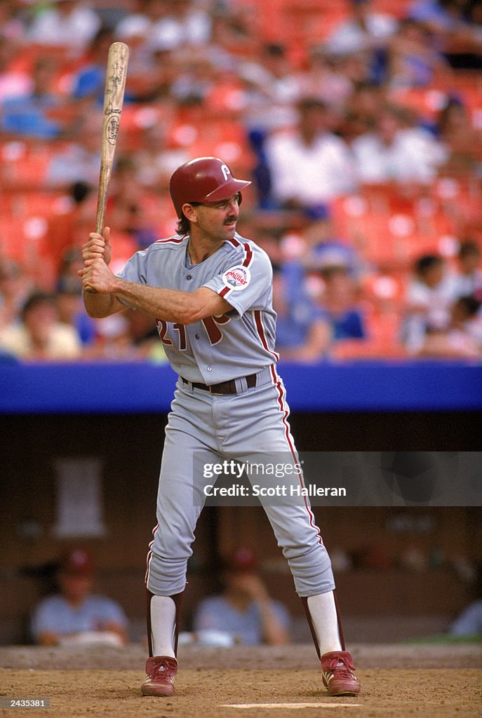 Dickie Thon stands ready at bat