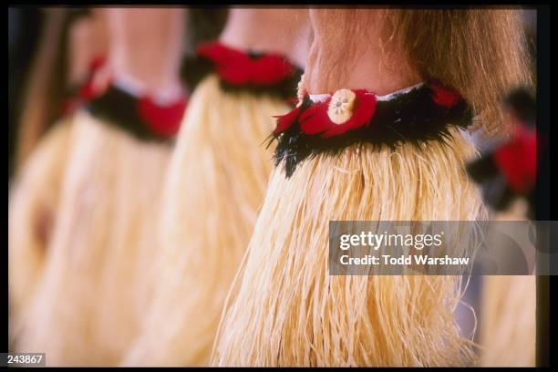 General view of hula dancers during a game between the Duke Blue Devils and the Arizona Wildcats during the Maui Invitational at the Lahaina Civic...