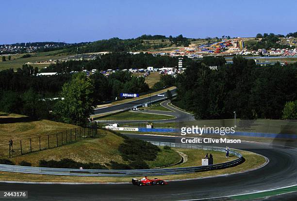 General view of the Hungarian Grand Prix during the Hungarian Formula One Grand Prix held on August 24, 2003 at the Hungaroring, in Budapest, Hungary.