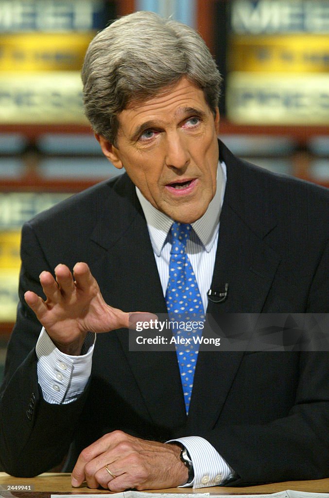 Senator Kerr U.S. Senator John Kerry speaks on NBC's