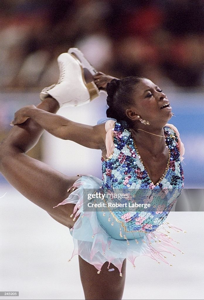 Surya Bonaly Of France Performs During The Sun Life Skate Canada In surya-bonaly-of-france-performs-during-the-sun-life-skate-canada-in