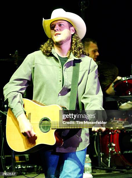 Blake Shelton performing as part of the Shock'n Y' All Fall tour 2003 on August 30, 2003 at Shoreline Amphitheater, CA. Blake is currently on tour in...