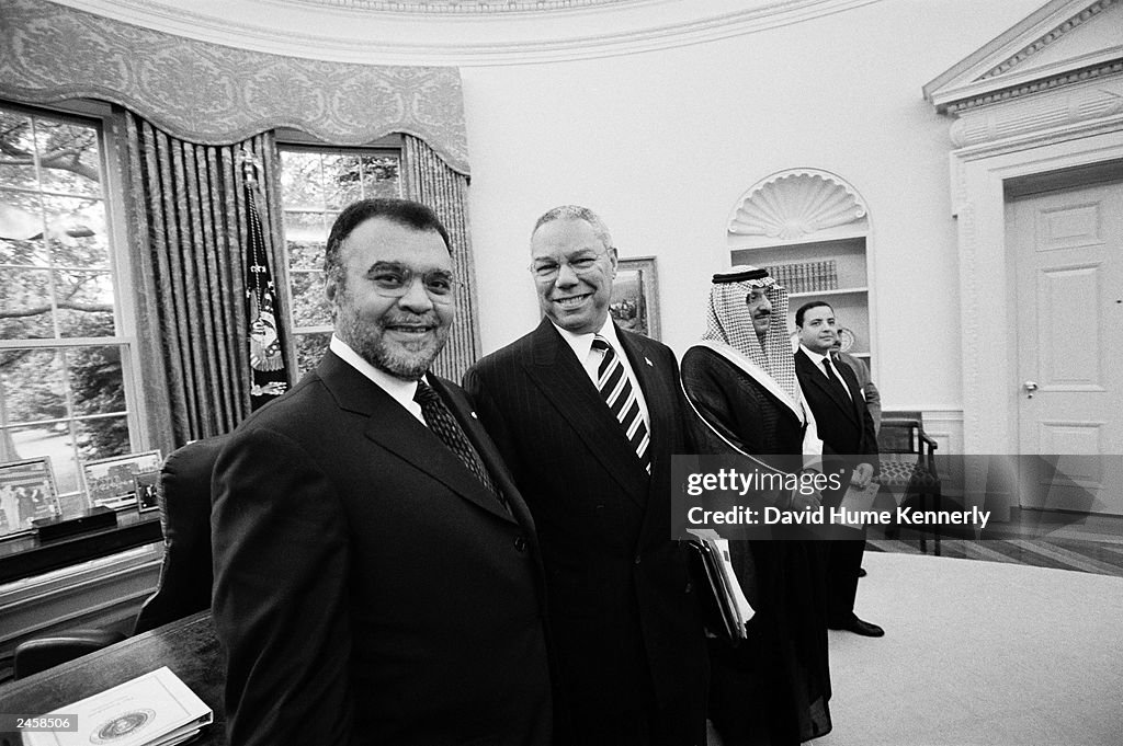 Colin Prince Prince Bandar bin Sultan, Saudi Ambassador to the United States, and ...