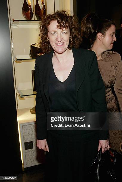 Glenda Bailey attends the Yves Saint Laurent Rive Gauche 57th Street Boutique Opening Party September 4, 2003 in New York City.