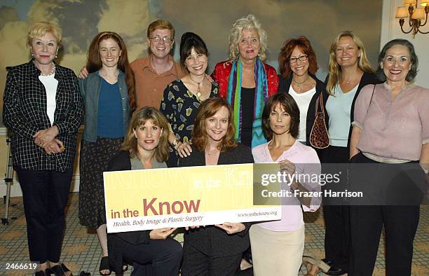 The cast of "The Waltons" Michael Learned, Kami Cotler, Jon Walmsley, Lisa Harrison, Sally Kirkland, Mindy Sterling, Christie Houser, Sybil Goldria...